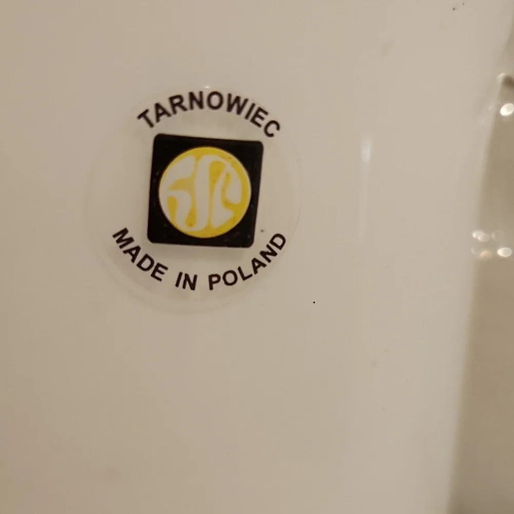 VINTAGE TARNOWIEC frosted vase Made in Poland